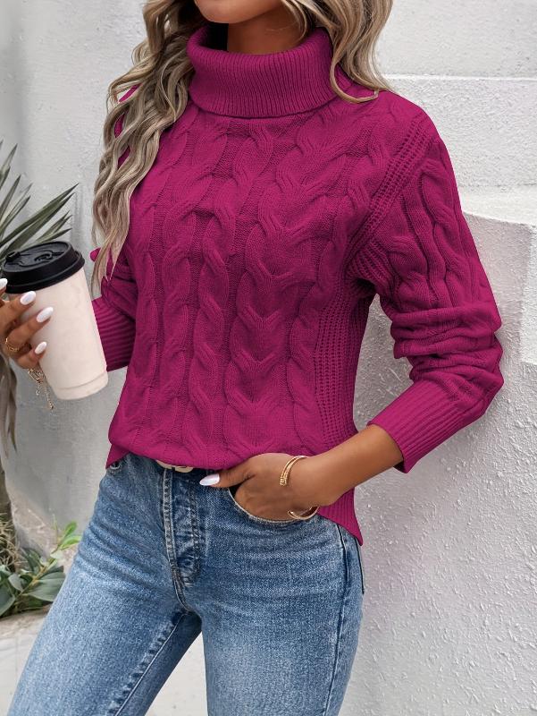 Lanie | Cable-Knit Turtleneck Sweater