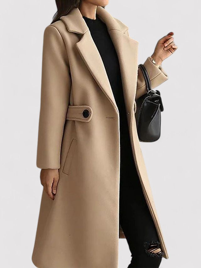 Elise | Wool Belted Winter Coat