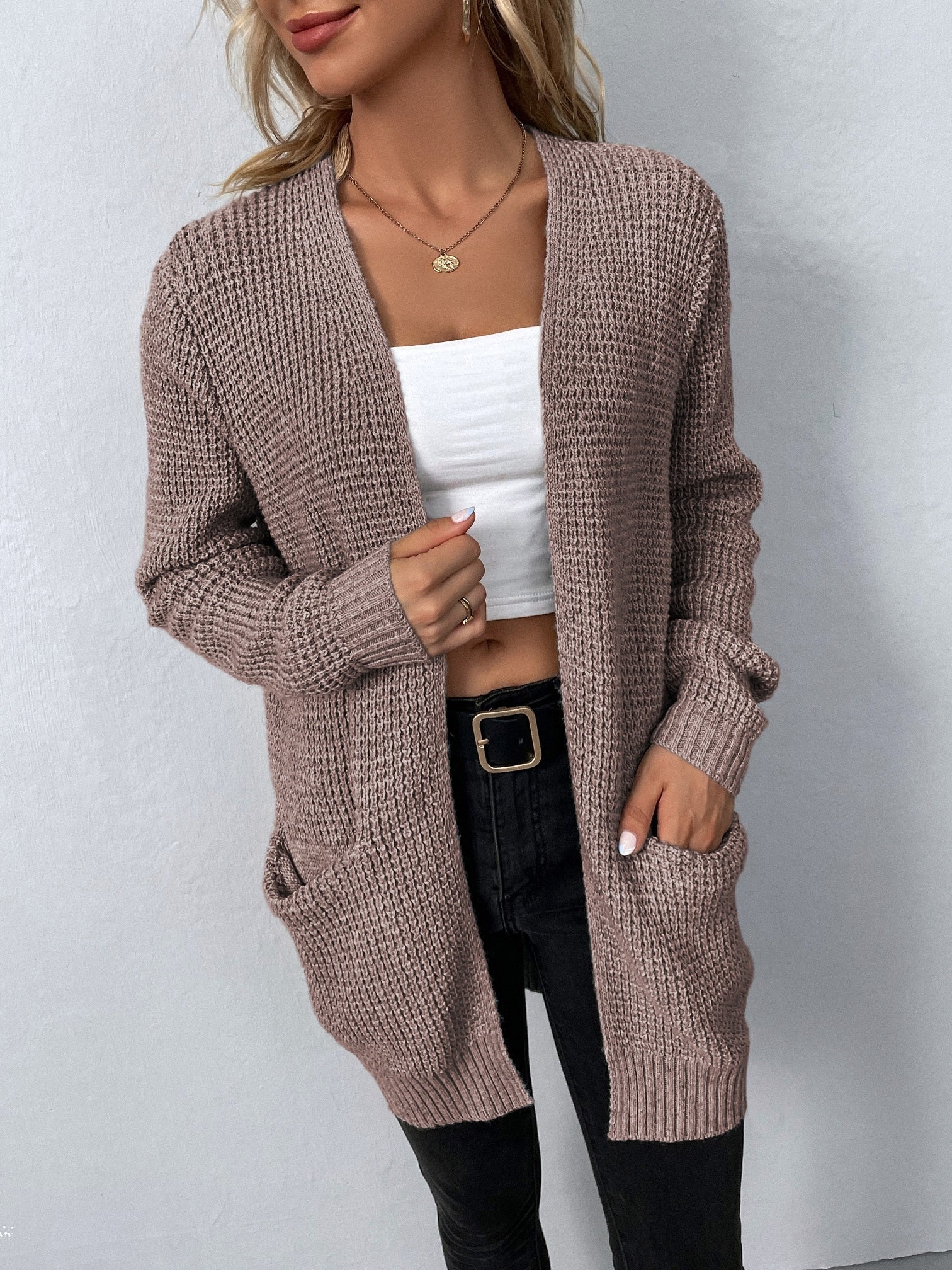 Tatiana - Long-Sleeve Knit Cardigan