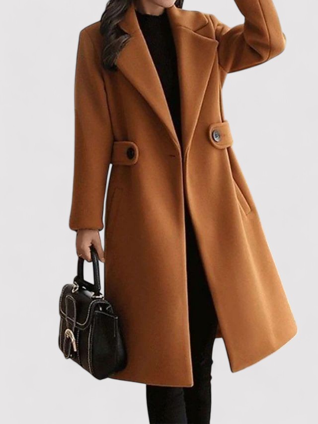 Elise | Wool Belted Winter Coat