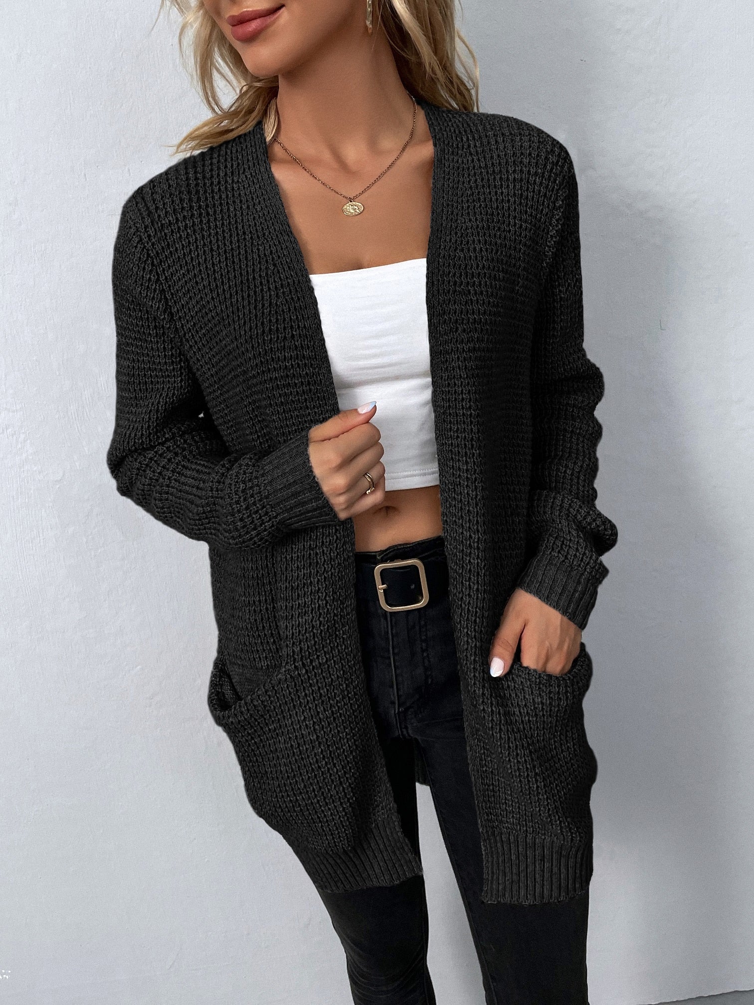 Tatiana - Long-Sleeve Knit Cardigan