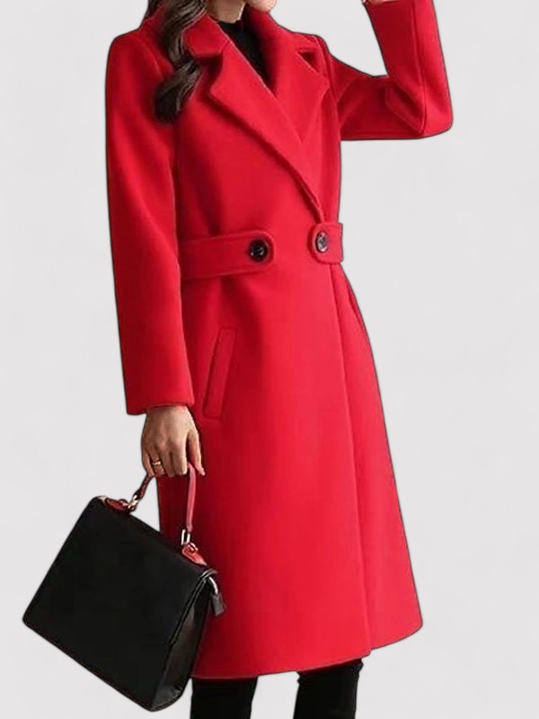 Elise | Wool Belted Winter Coat