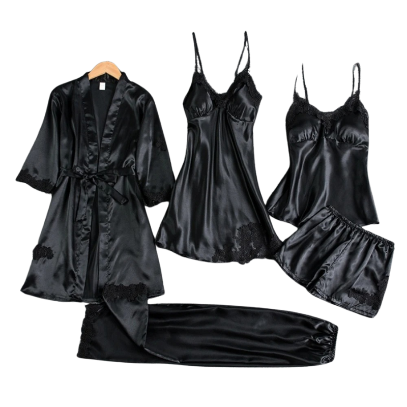 Rosie | 5 in 1 Satin Sleepwear Set