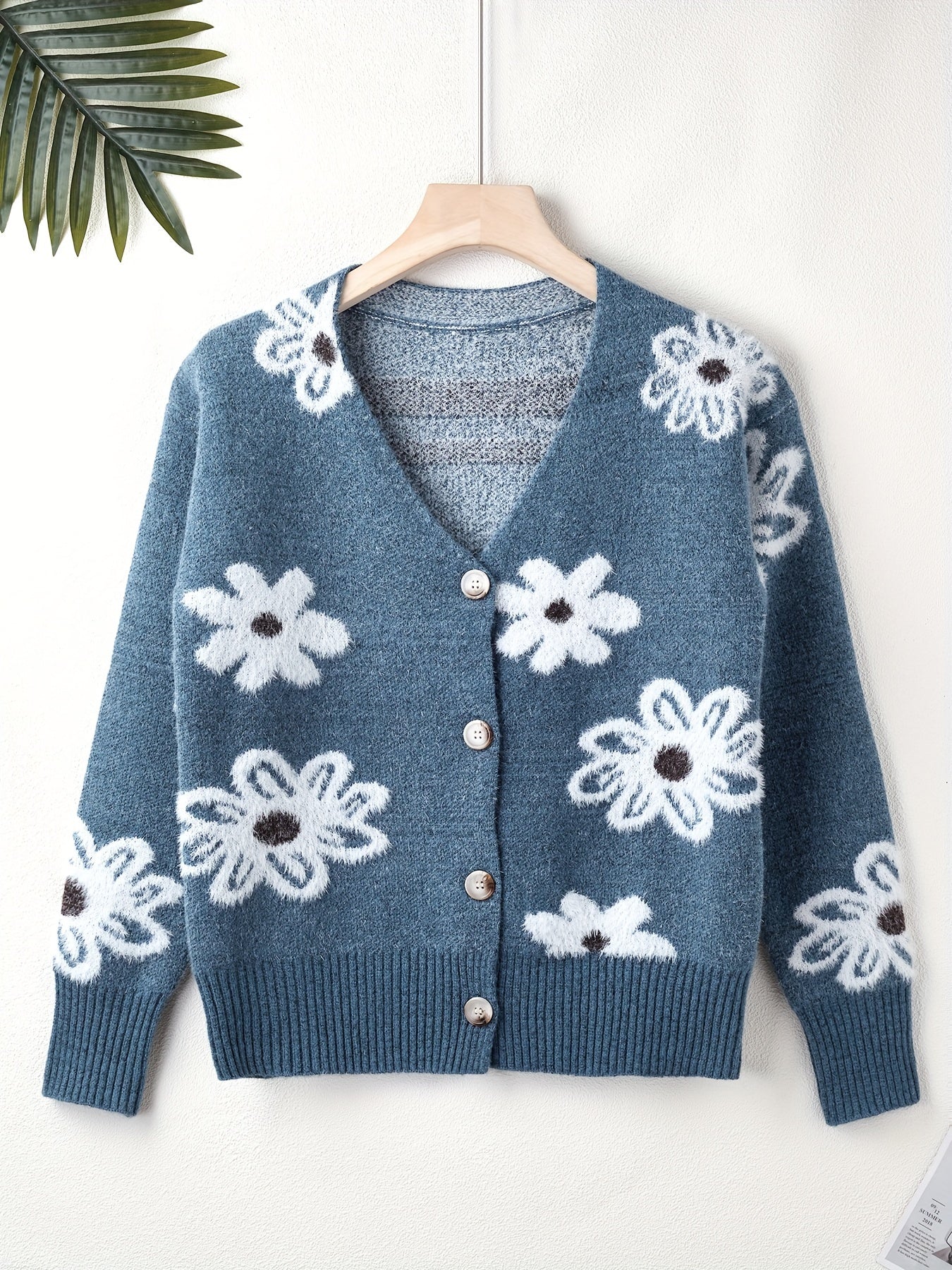 Mia™ Floral Knitted Cardigan