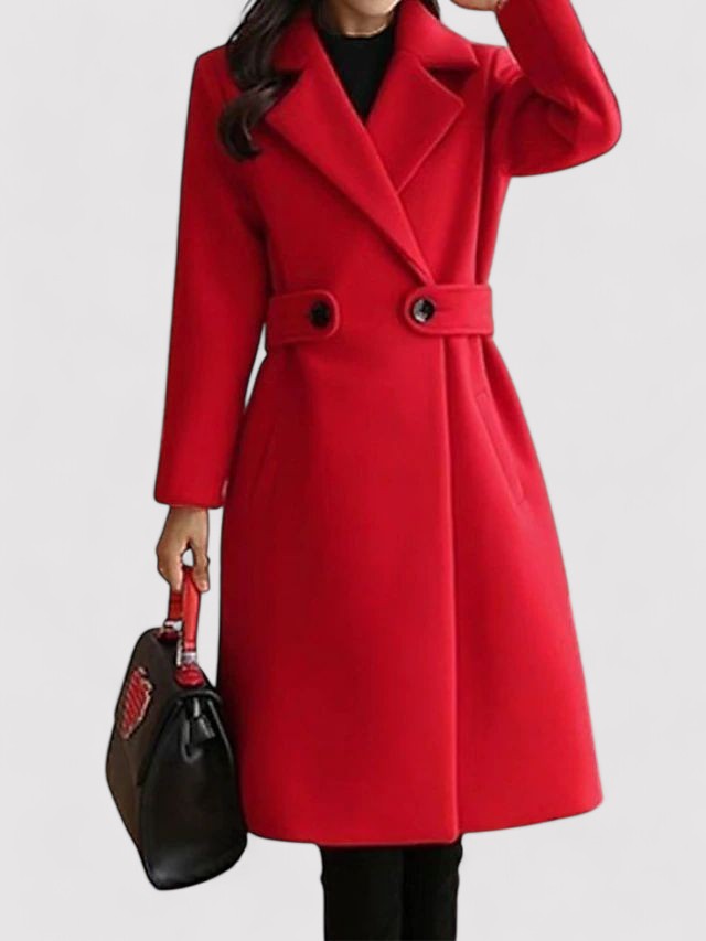 Elise | Wool Belted Winter Coat