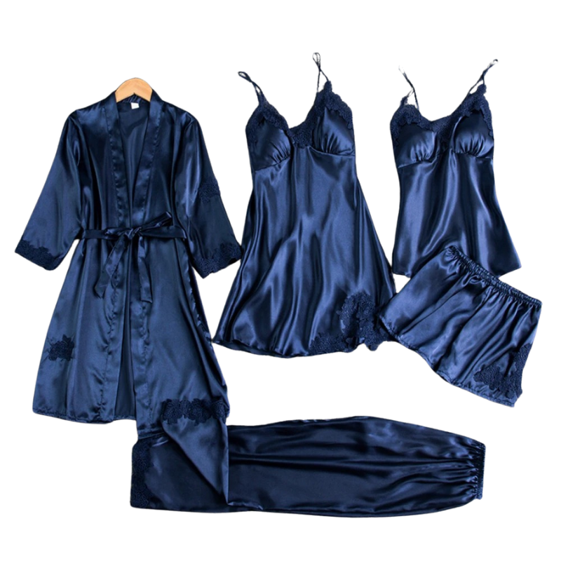 Rosie | 5 in 1 Satin Sleepwear Set