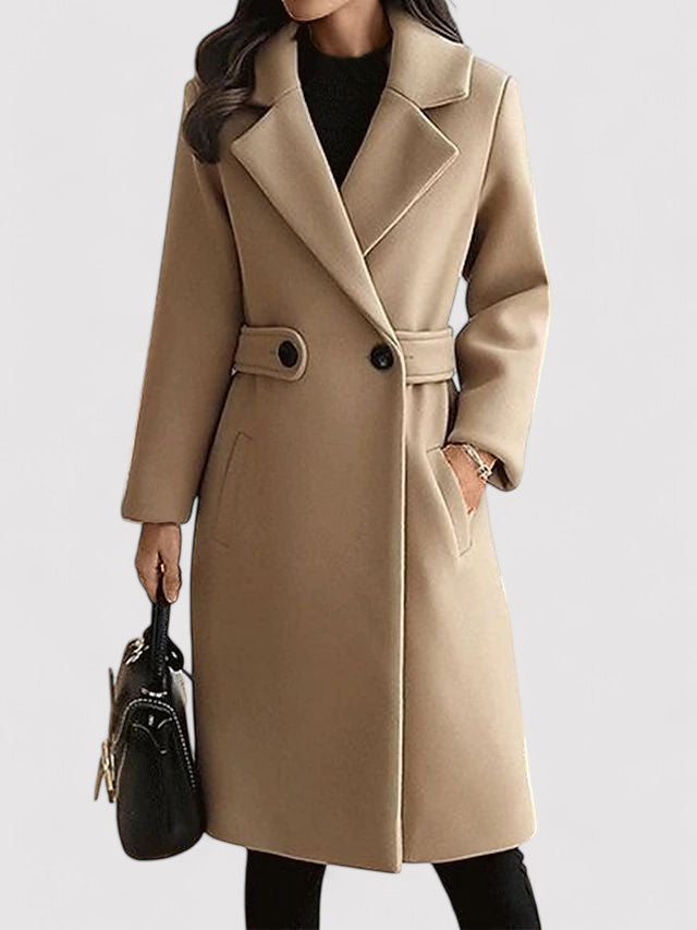 Elise | Wool Belted Winter Coat