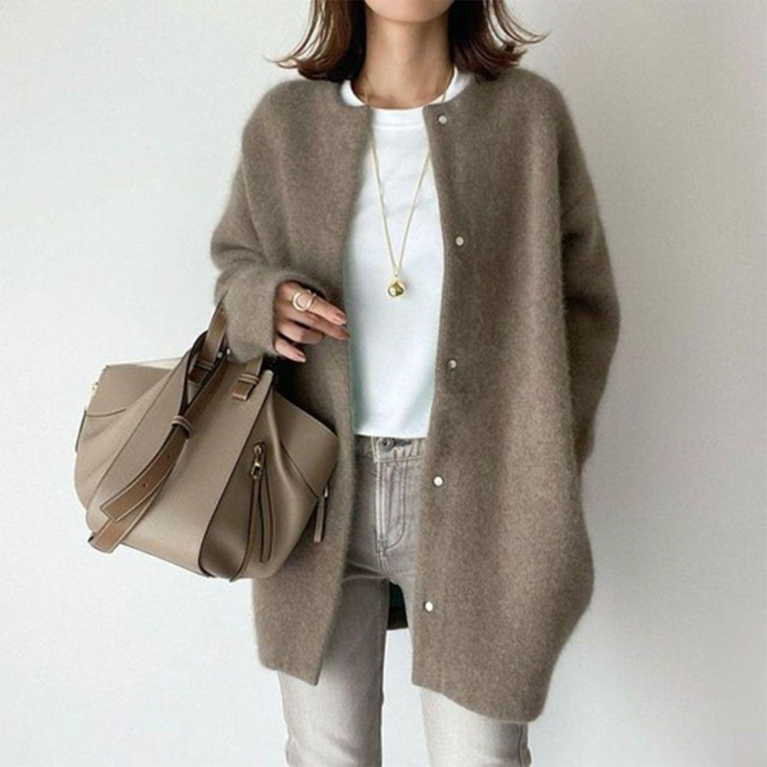 Silvia | Elegant Cashmere Cardigan