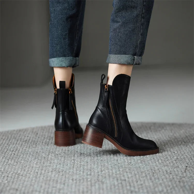 Mary-Jane | Leather Pumps