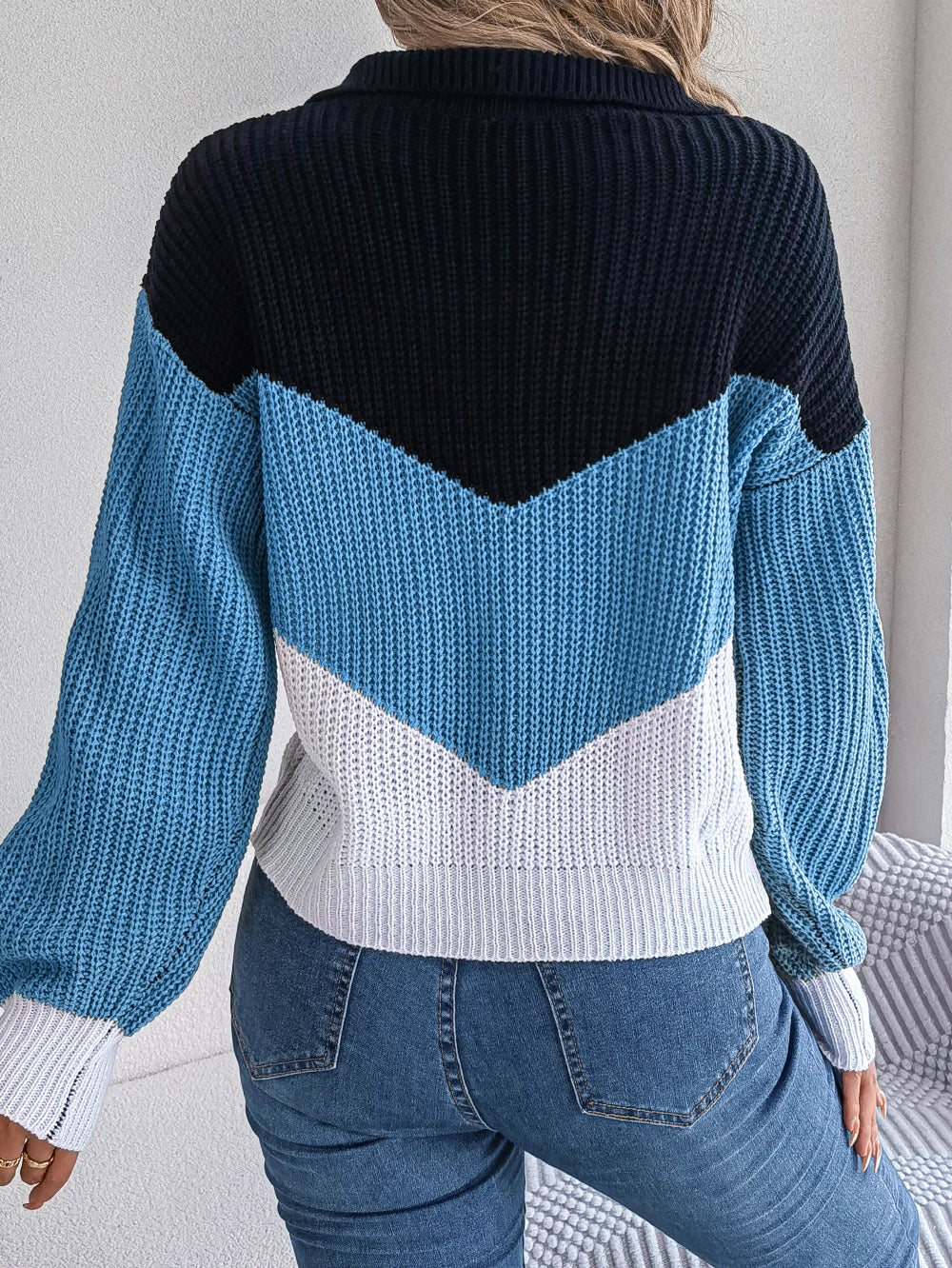 Phaedra | Comfortable Patchwork Sweater