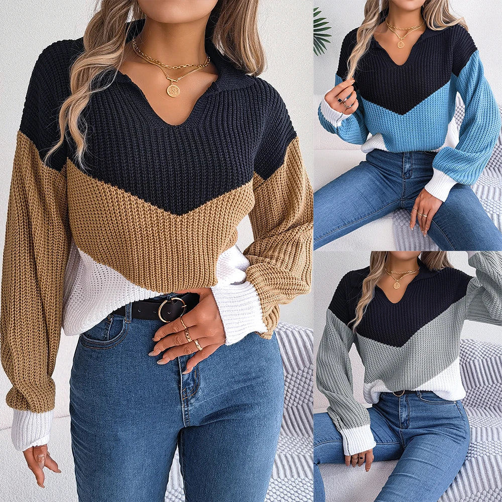 Phaedra | Comfortable Patchwork Sweater