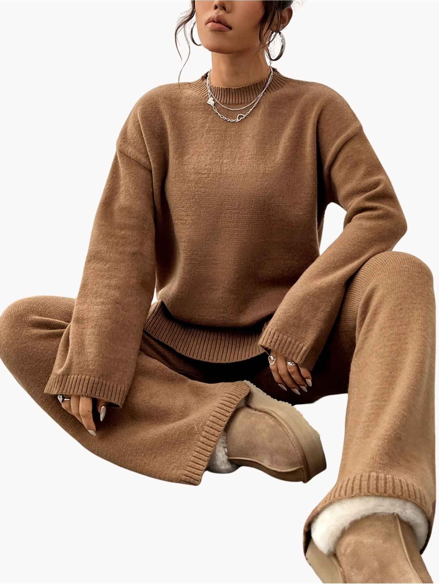 Marie | Ribbed Knit Set