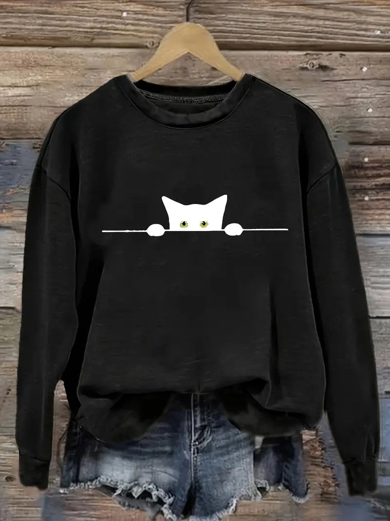 Evelyn™ Casual Cat Sweatshirt