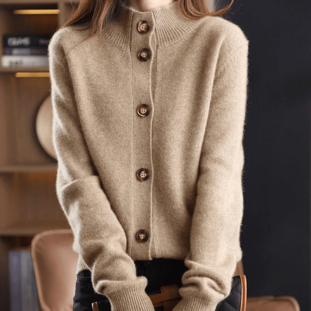 Annie | Knitted Cashmere Cardigan