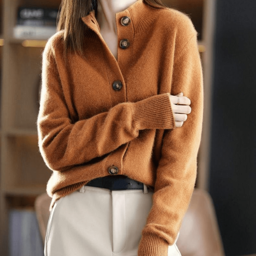 Annie | Knitted Cashmere Cardigan