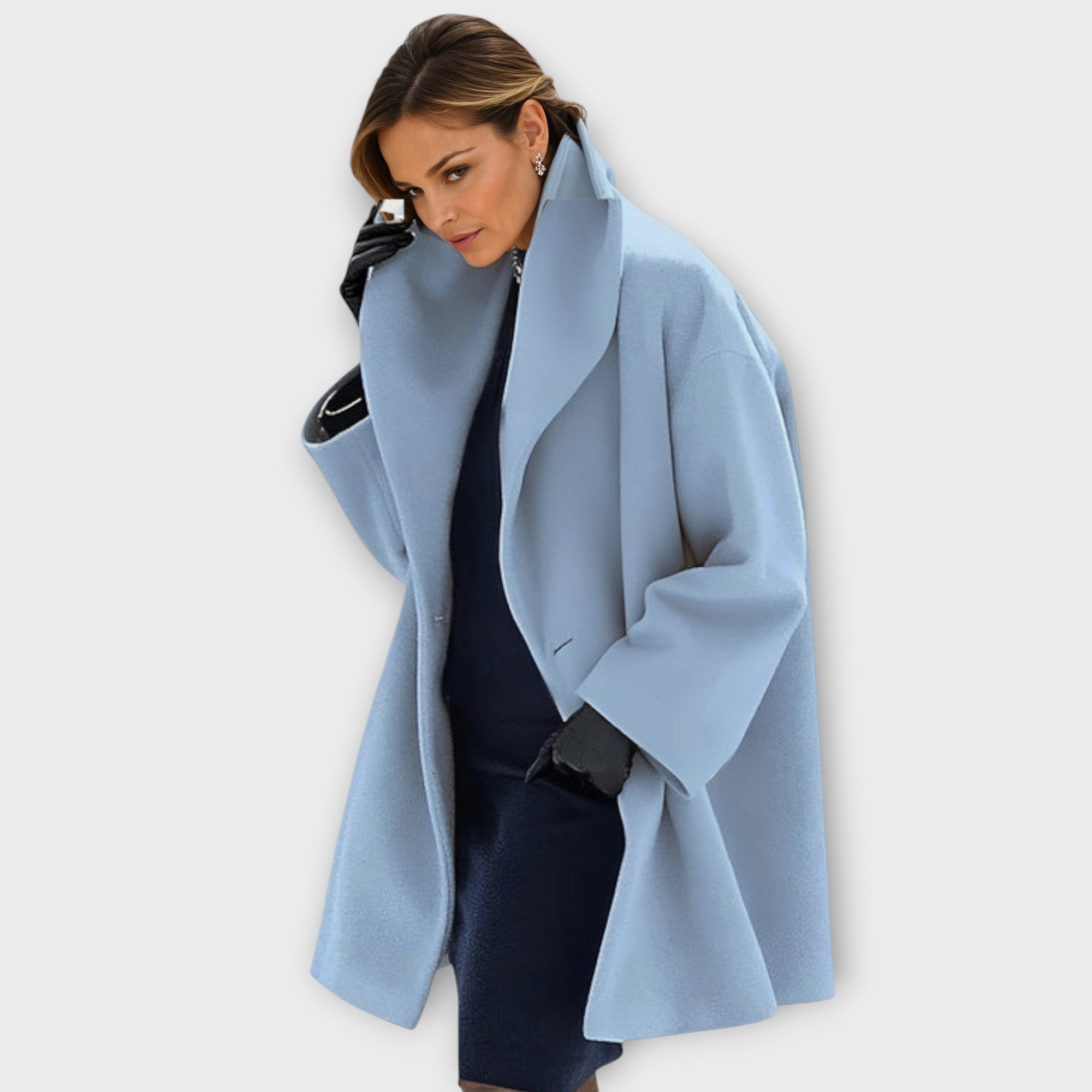 Charlotte - Tailored Windproof Wool Coat